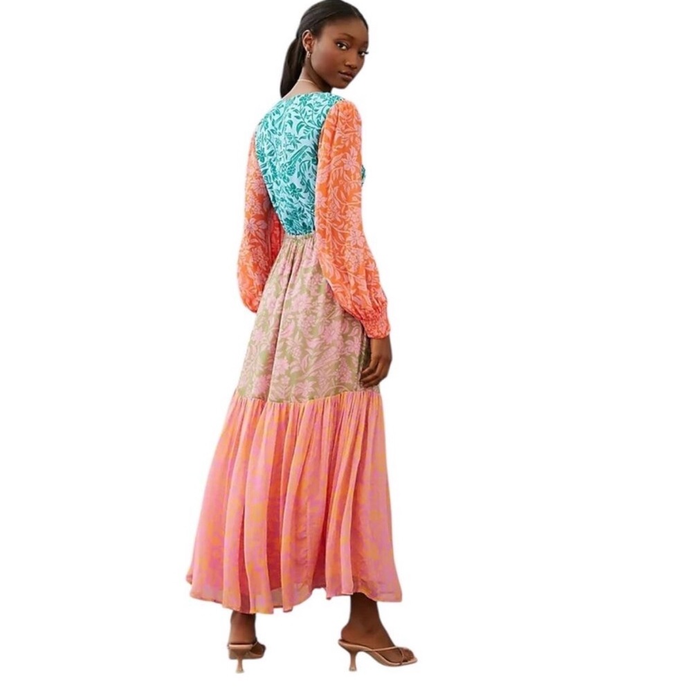 Farm Rio x Anthropologie tiered maxi dress - Picture 3 of 5